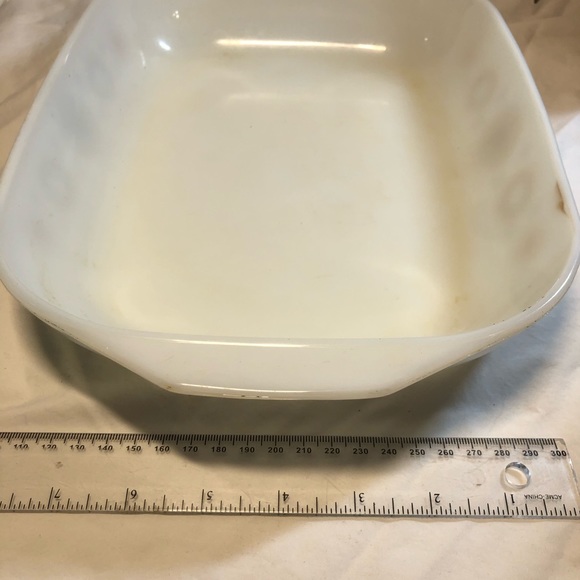 60s Vintage Jaj Pyrex Toledo Pattern Baking Dish / Lasagne Dish 11x8.5” England - Picture 6 of 10